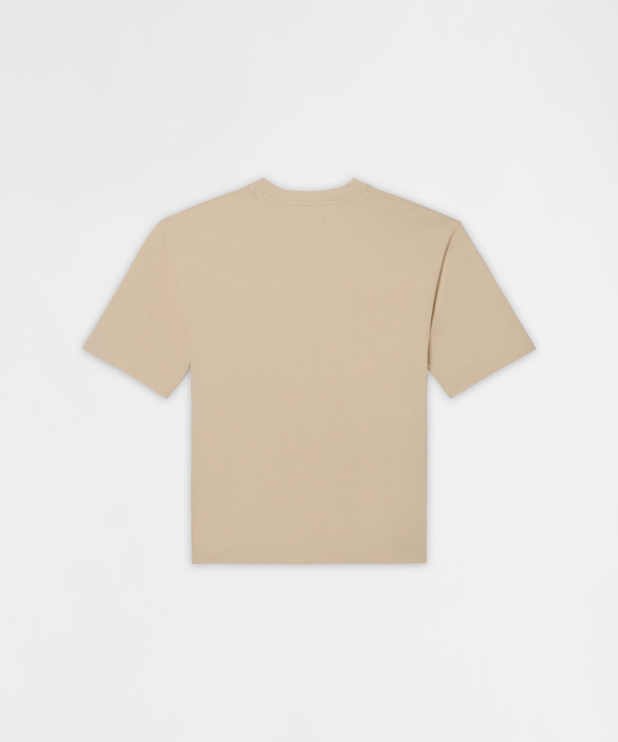 Cross Applique Short Sleeve Tee - Cream