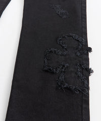 Chaos Distressed Skinny Jeans - Black