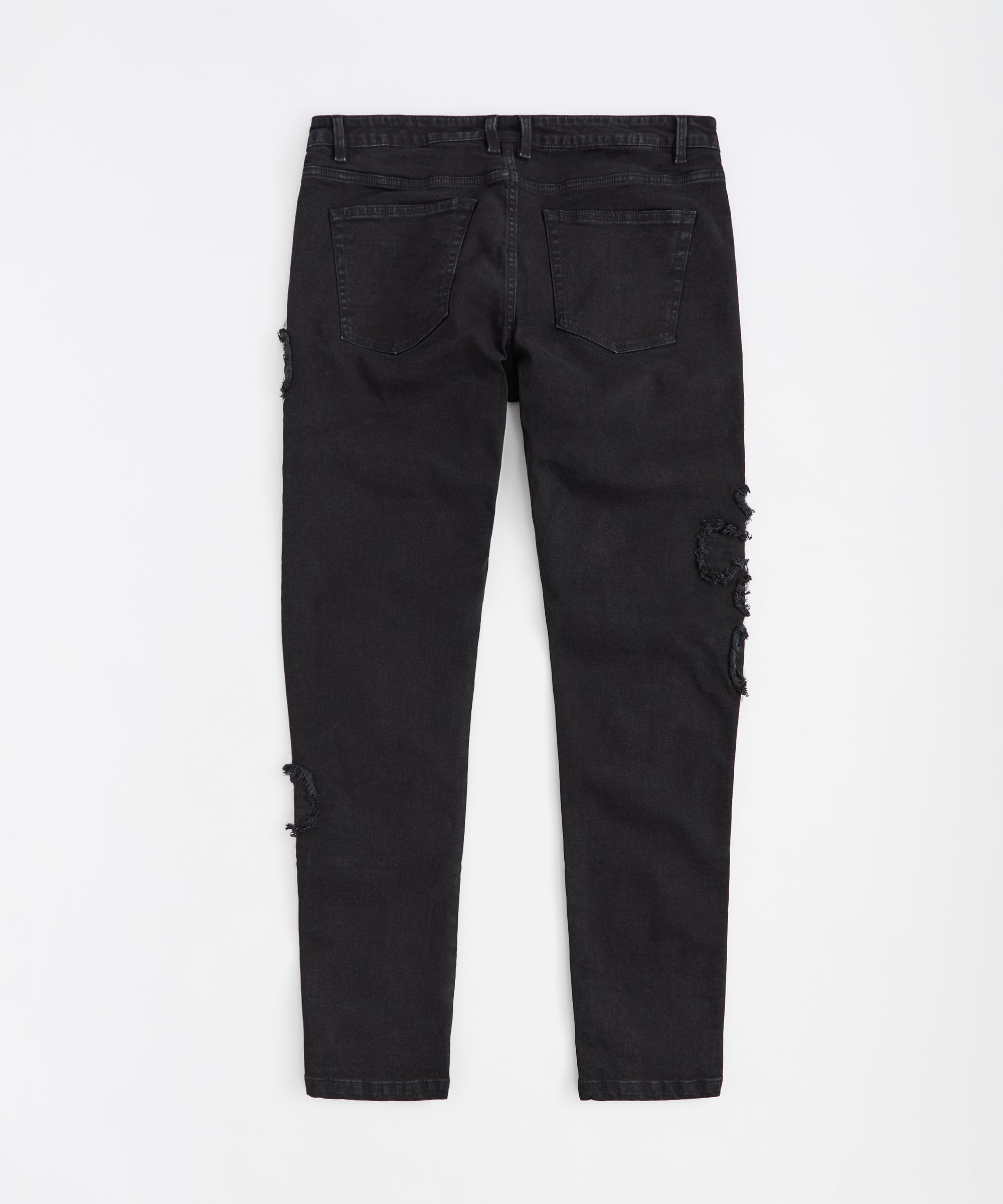 Chaos Distressed Skinny Jeans - Black