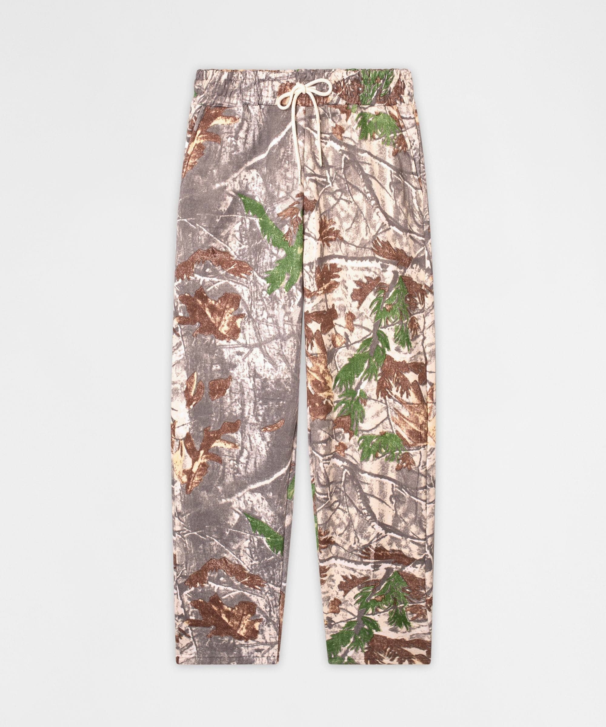 Classic Open Hem Pants - White Tree