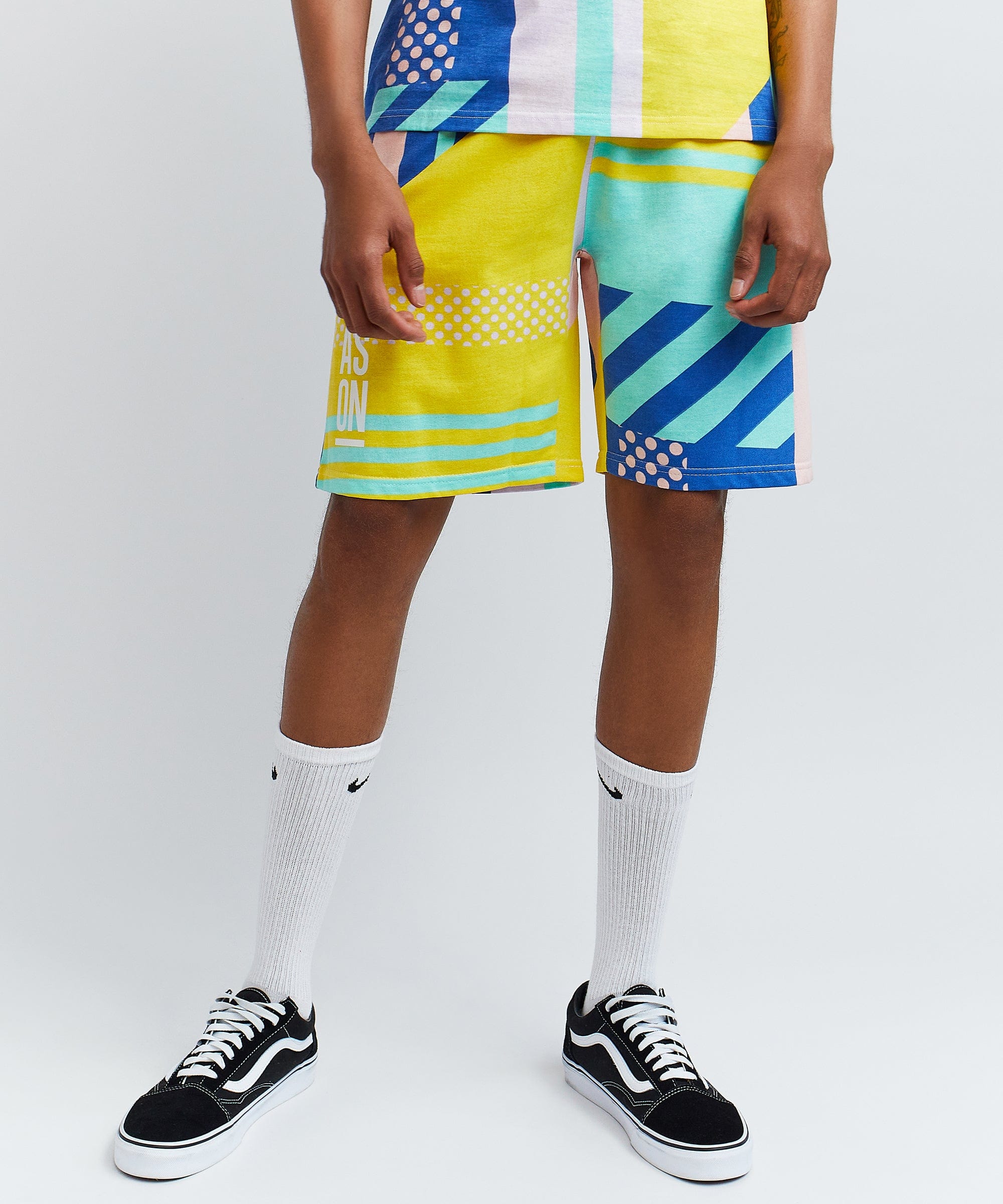 Color Block Crew Set