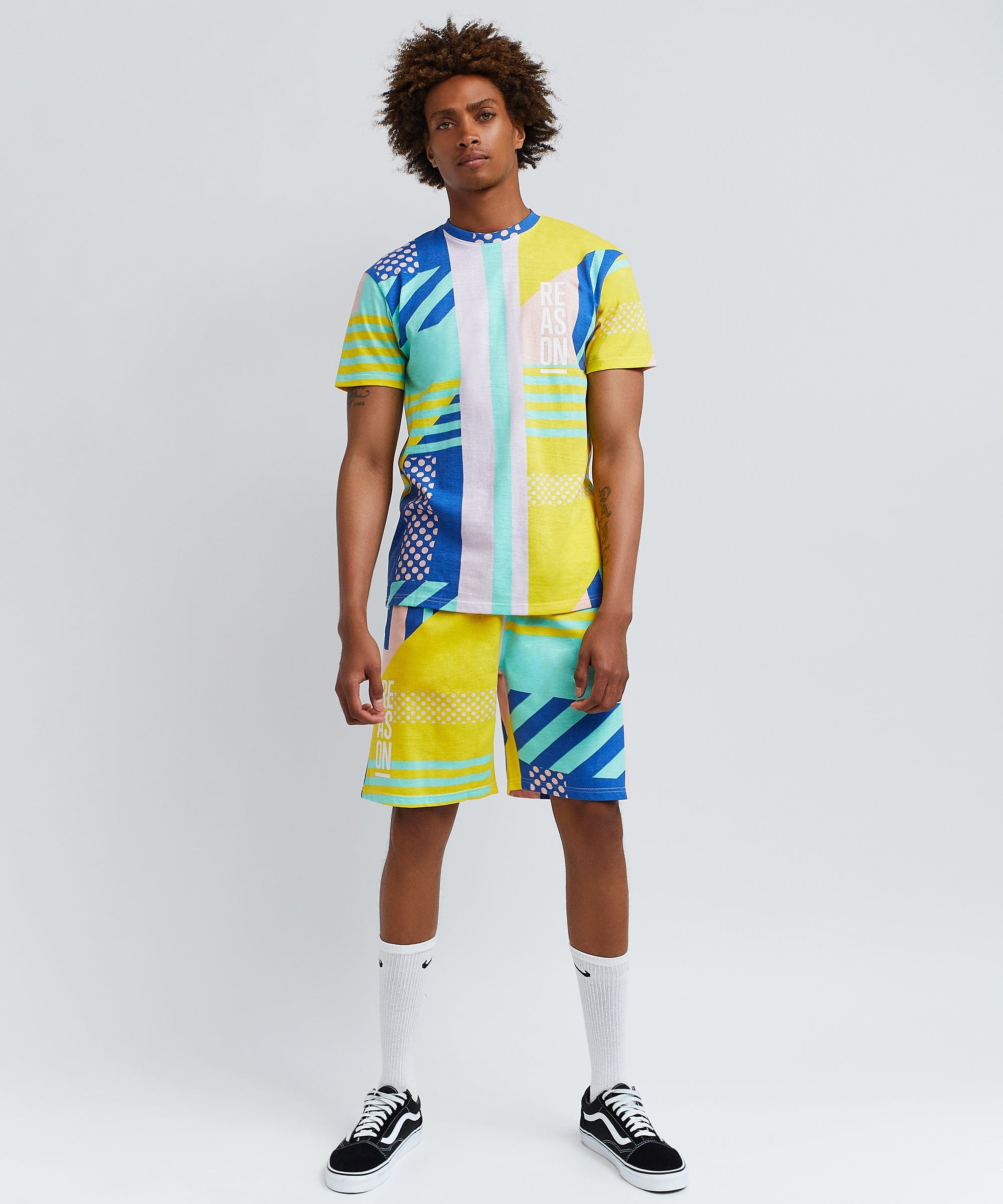 Color Block Crew Set