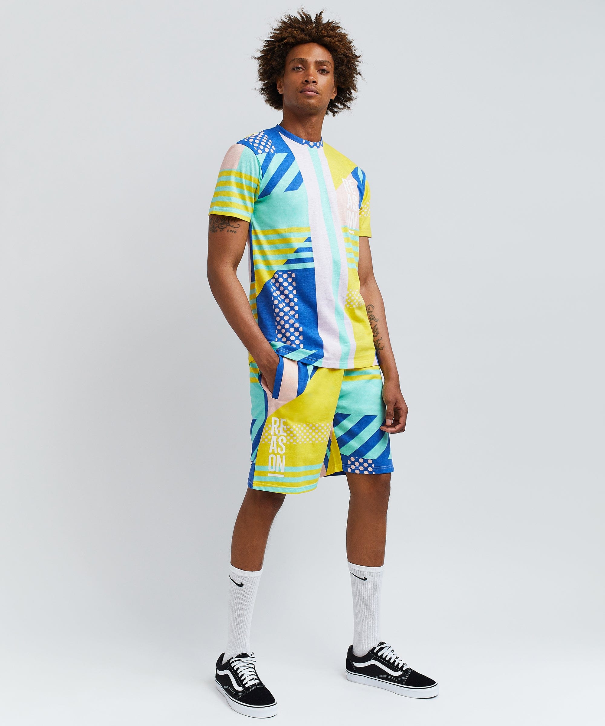 Color Block Crew Set
