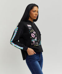 Baddie Crop Hoodie