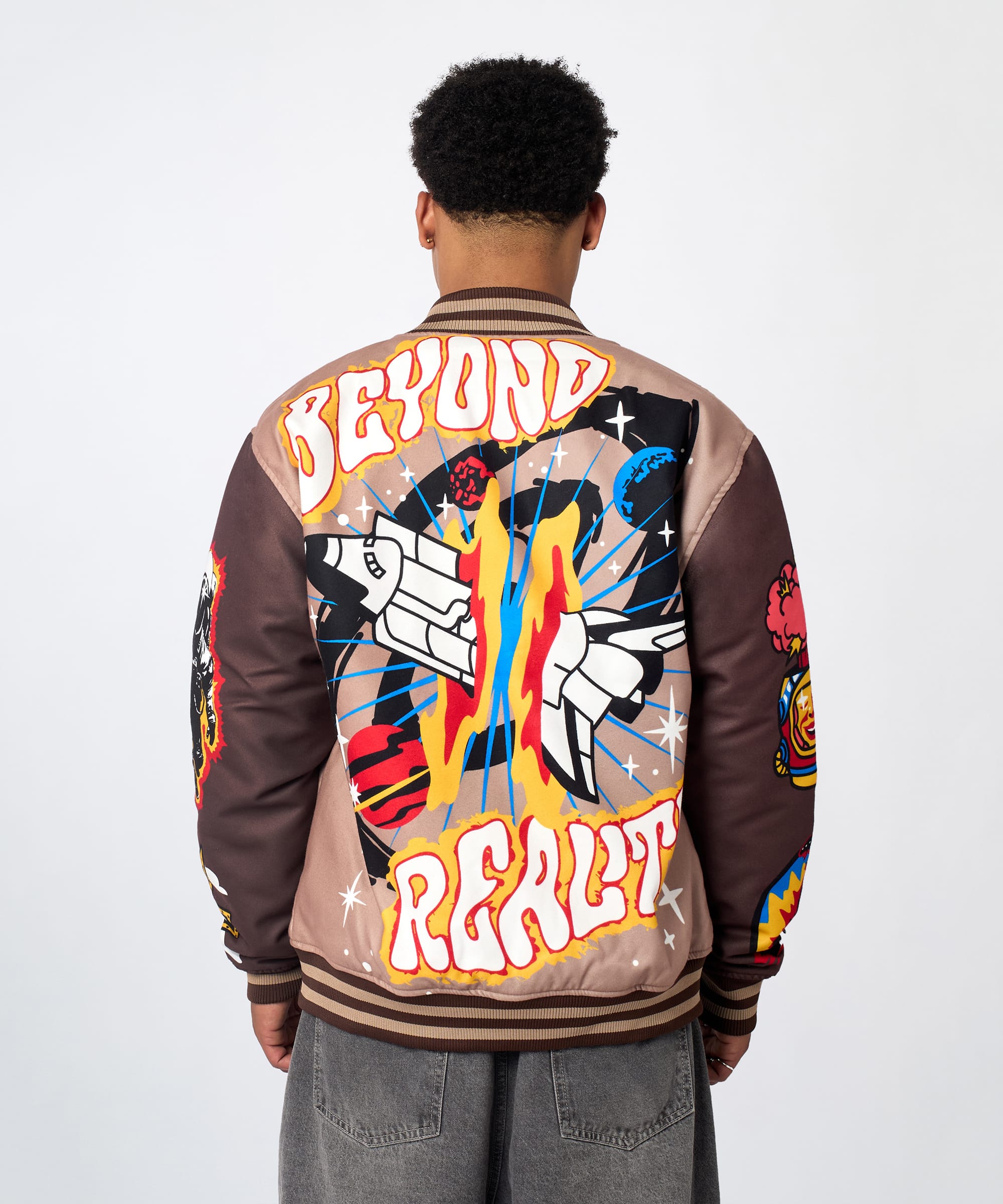 Beyond Reality Varsity Jacket