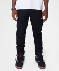 Classic Panel Skiny Jeans - Black