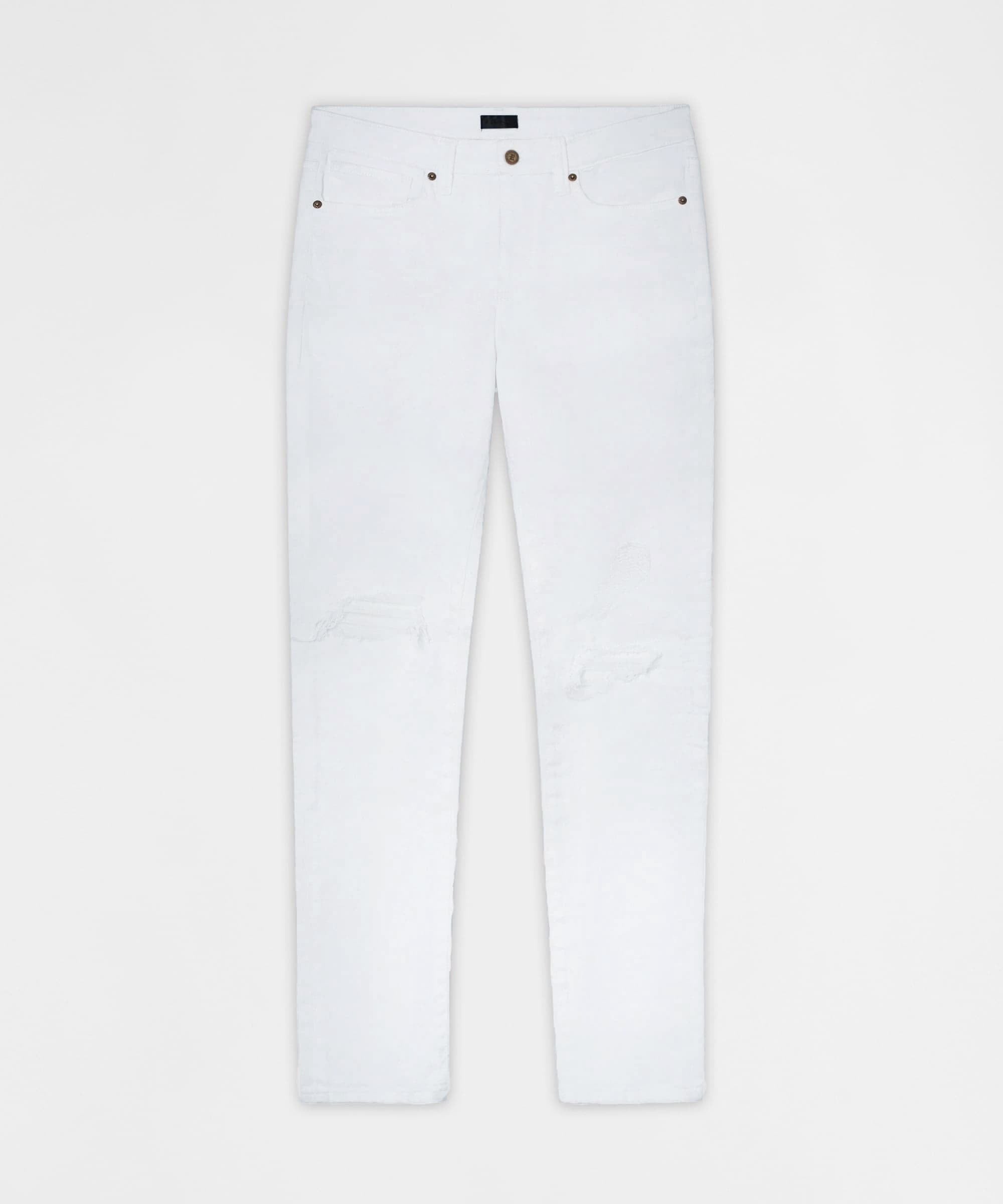 Arctic Distressed Skinny Jeans - White