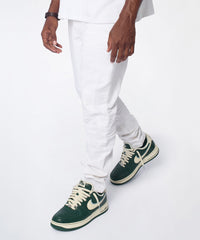 Arctic Distressed Skinny Jeans - White
