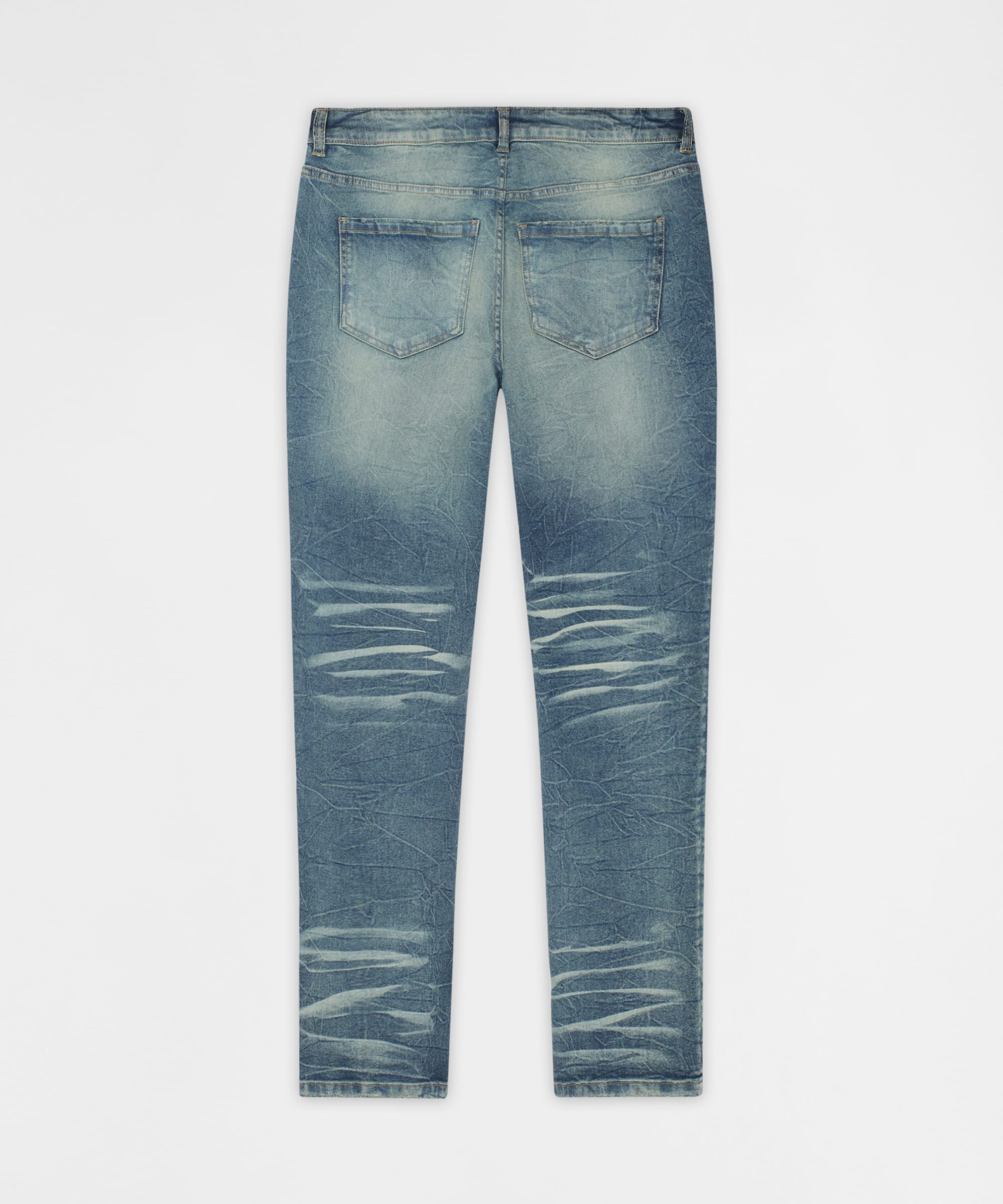 Breakaway Distressed Skinny Jeans - Blue