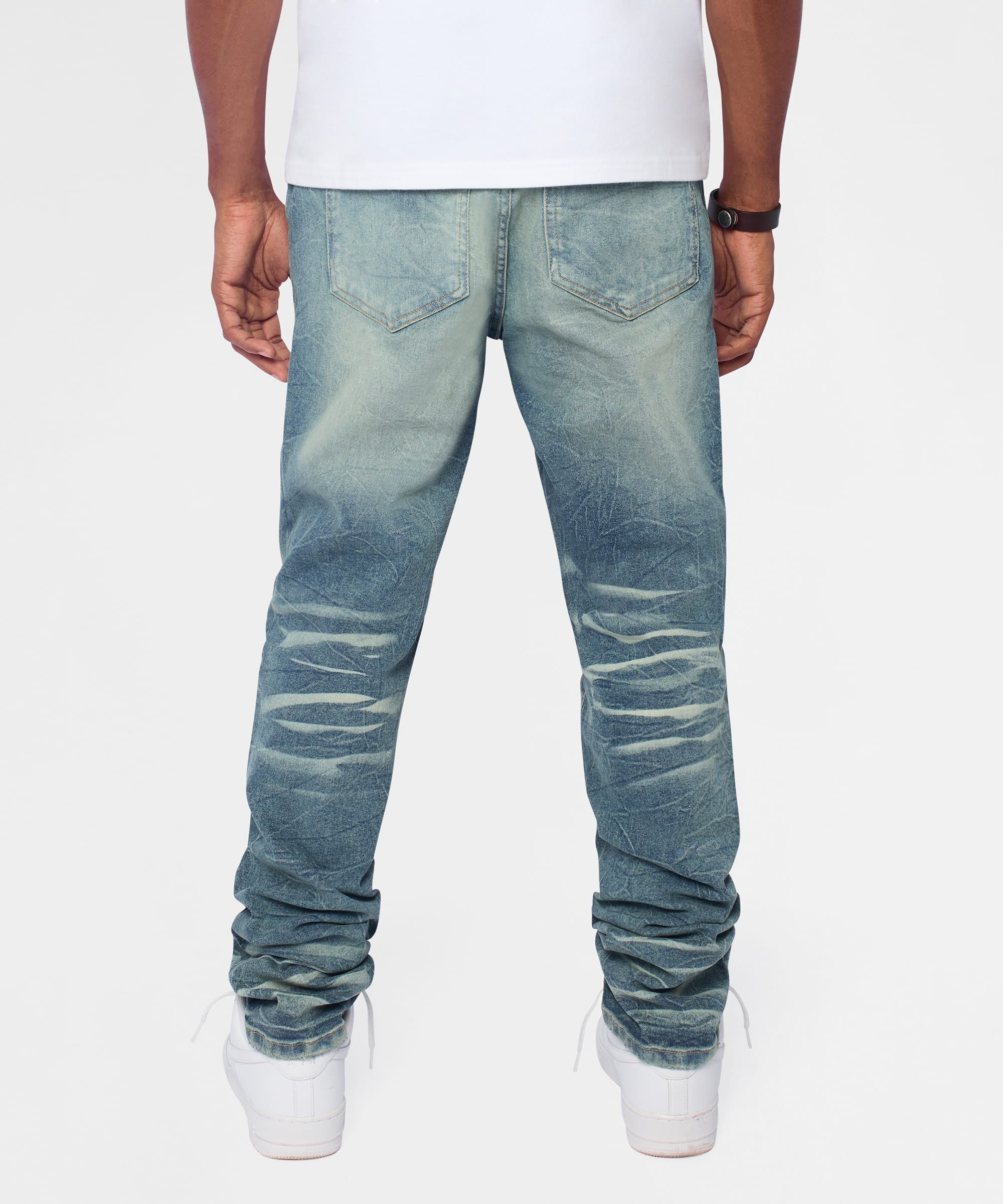 Breakaway Distressed Skinny Jeans - Blue