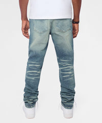 Breakaway Distressed Skinny Jeans - Blue