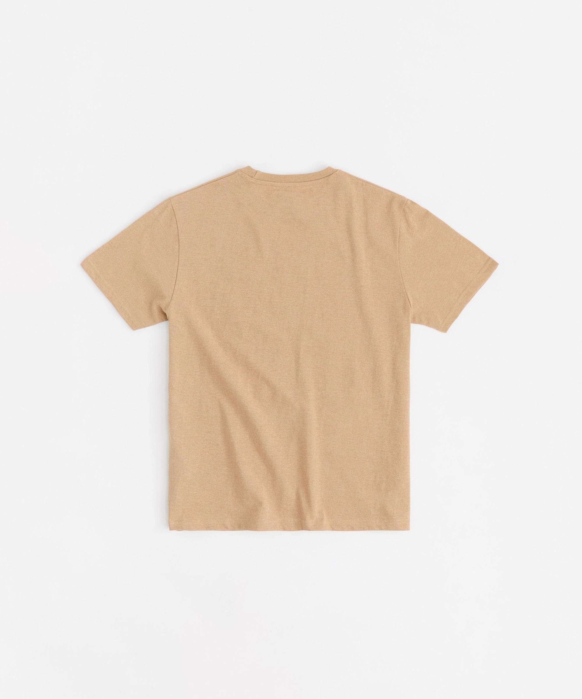All We Trust Is Us Applique Short Sleeve Tee - Khaki