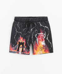 Bridges Burn Fleece Short