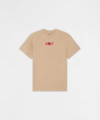 Chucky Eat Your Heart Out Embroidered Short Sleeve Tee - Khaki