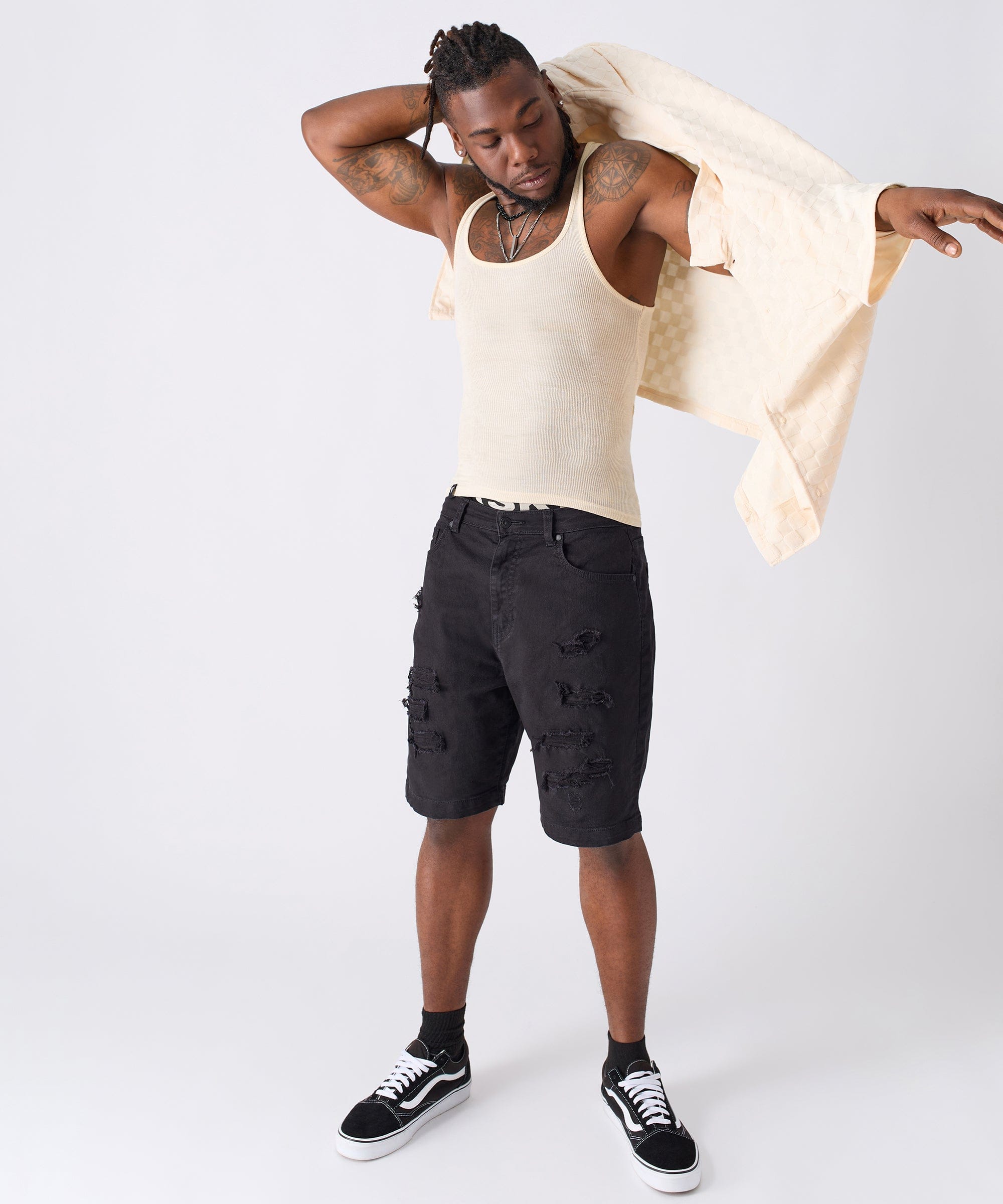 Checkerboard Towel Shirt