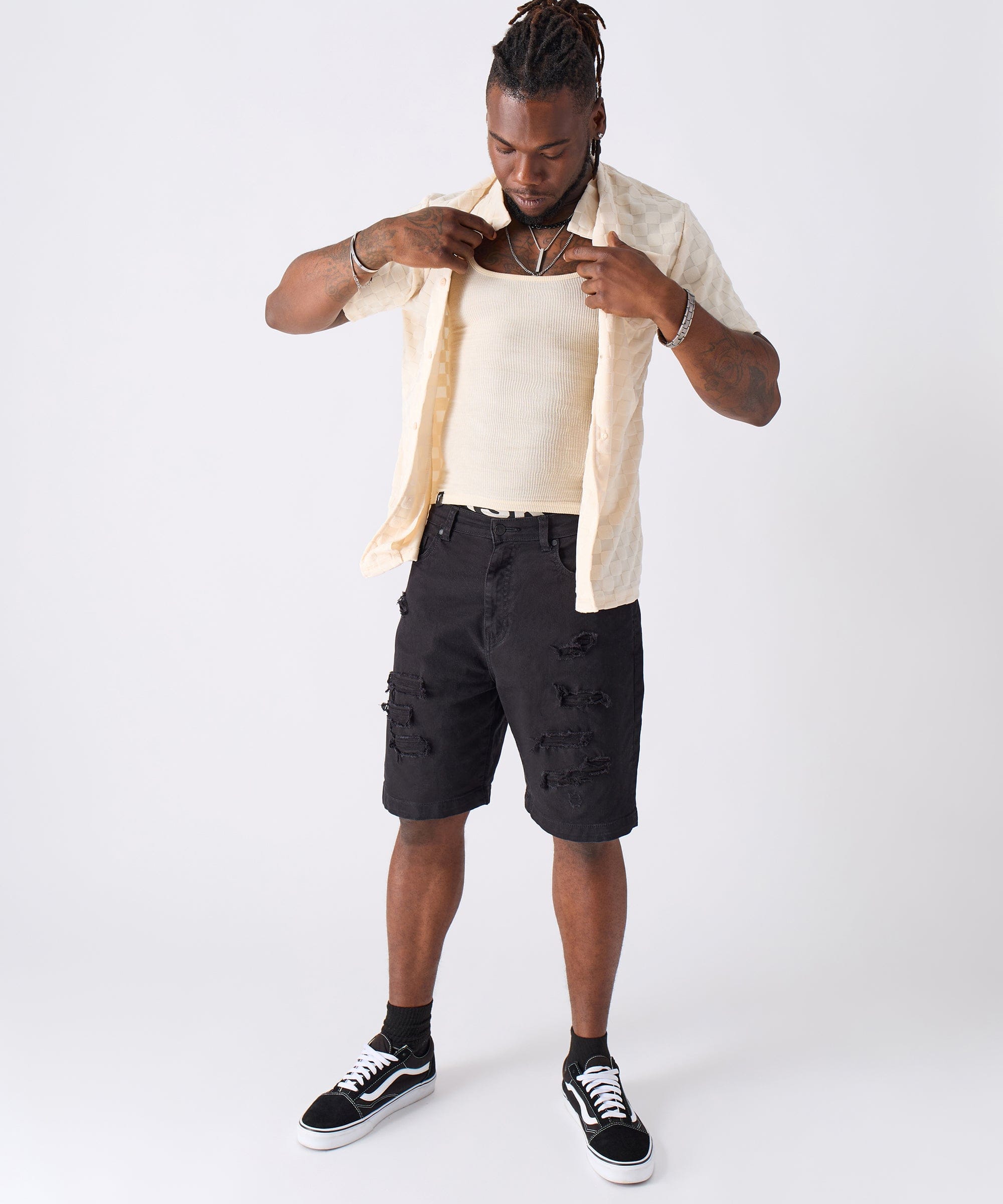 Checkerboard Towel Shirt
