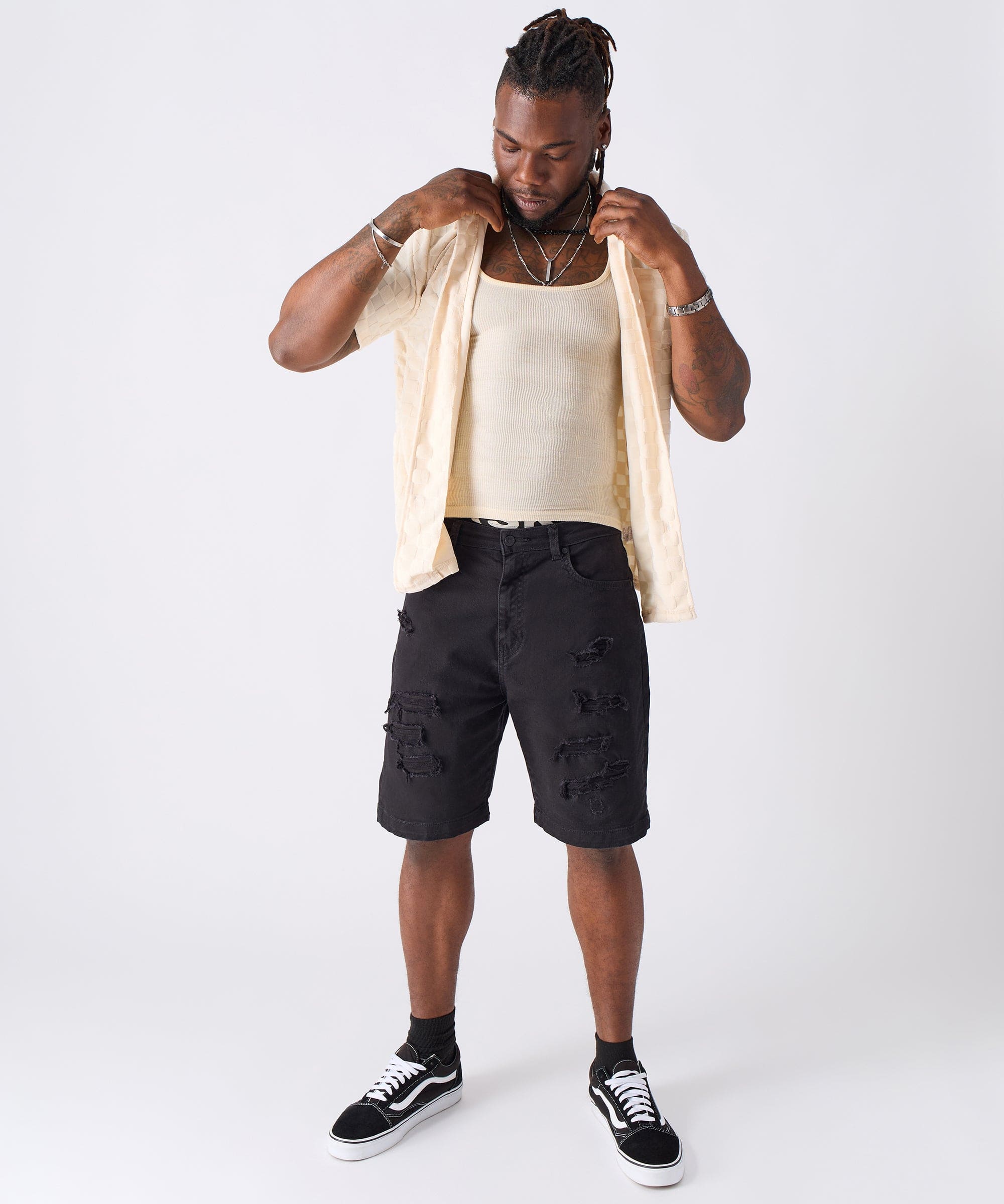 Checkerboard Towel Shirt
