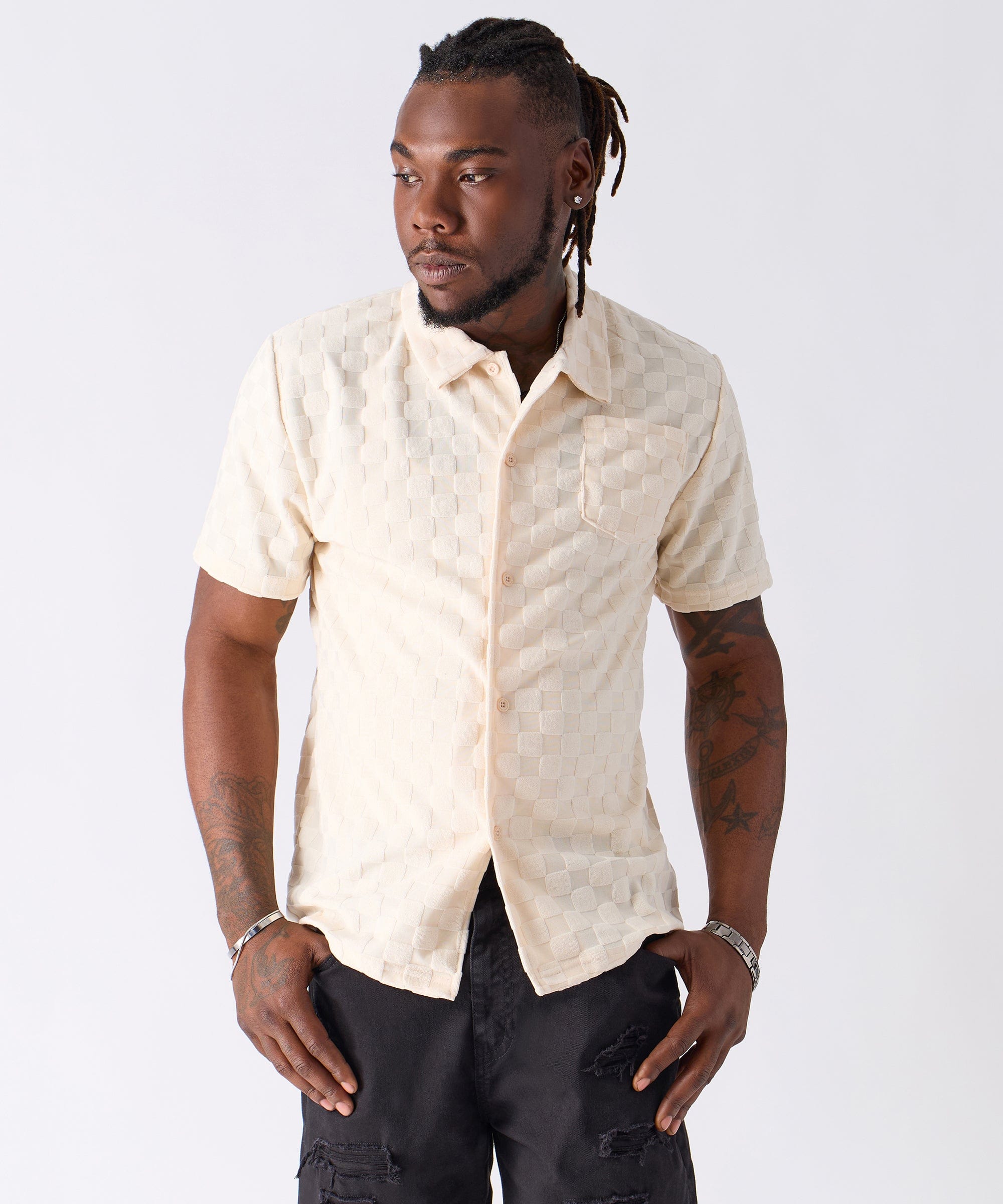 Checkerboard Towel Shirt
