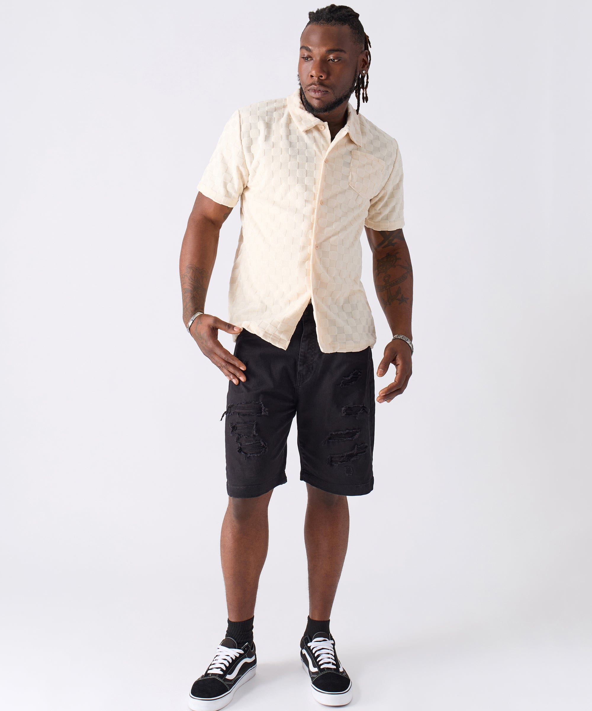 Checkerboard Towel Shirt