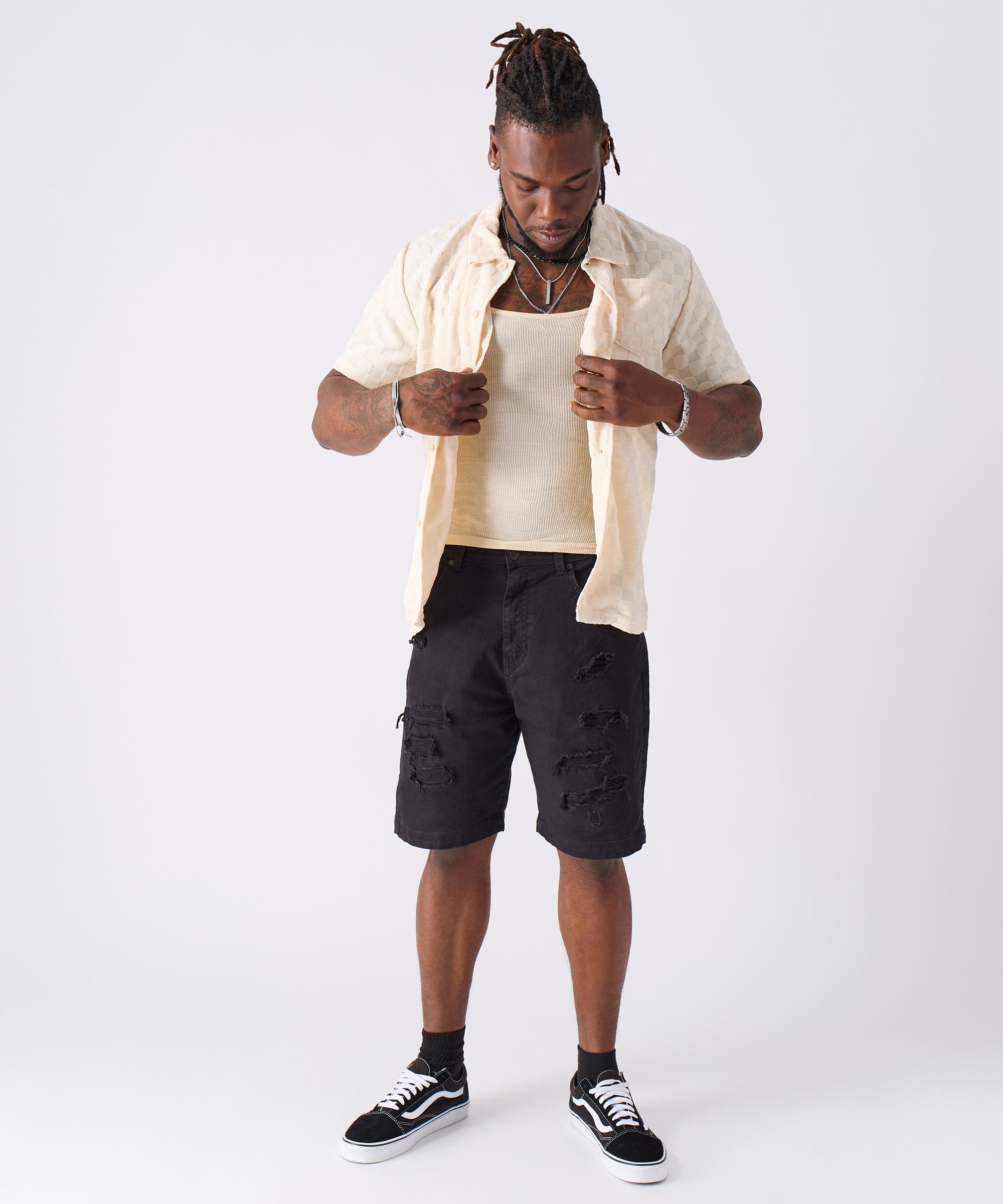Checkerboard Towel Shirt