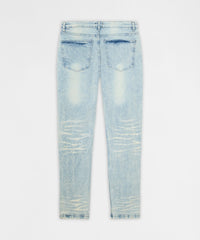 Distressed Rip and Frayed Denim - Light Blue