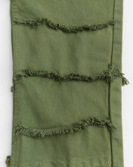 Frayed Denim Pant