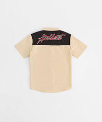 Dodge Hellcat Mechanics Button Down Shirt - Khaki