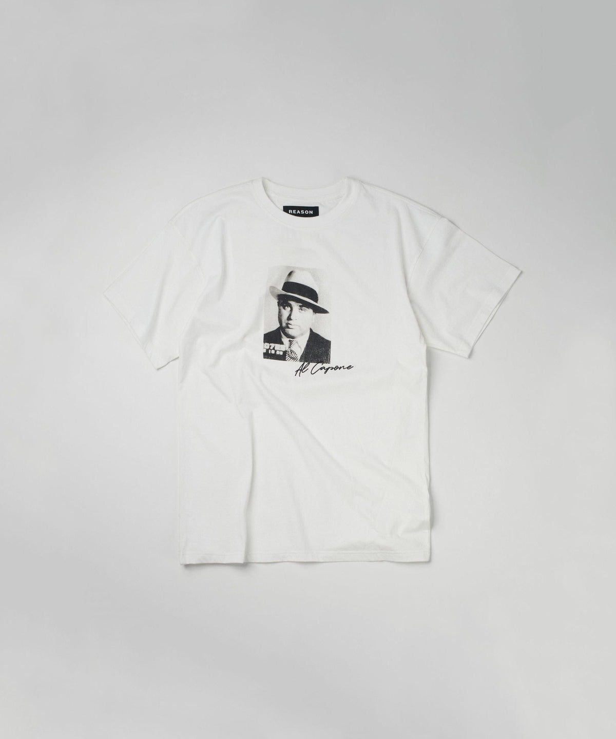 Capone Short Sleeve Mugshot Tee - White