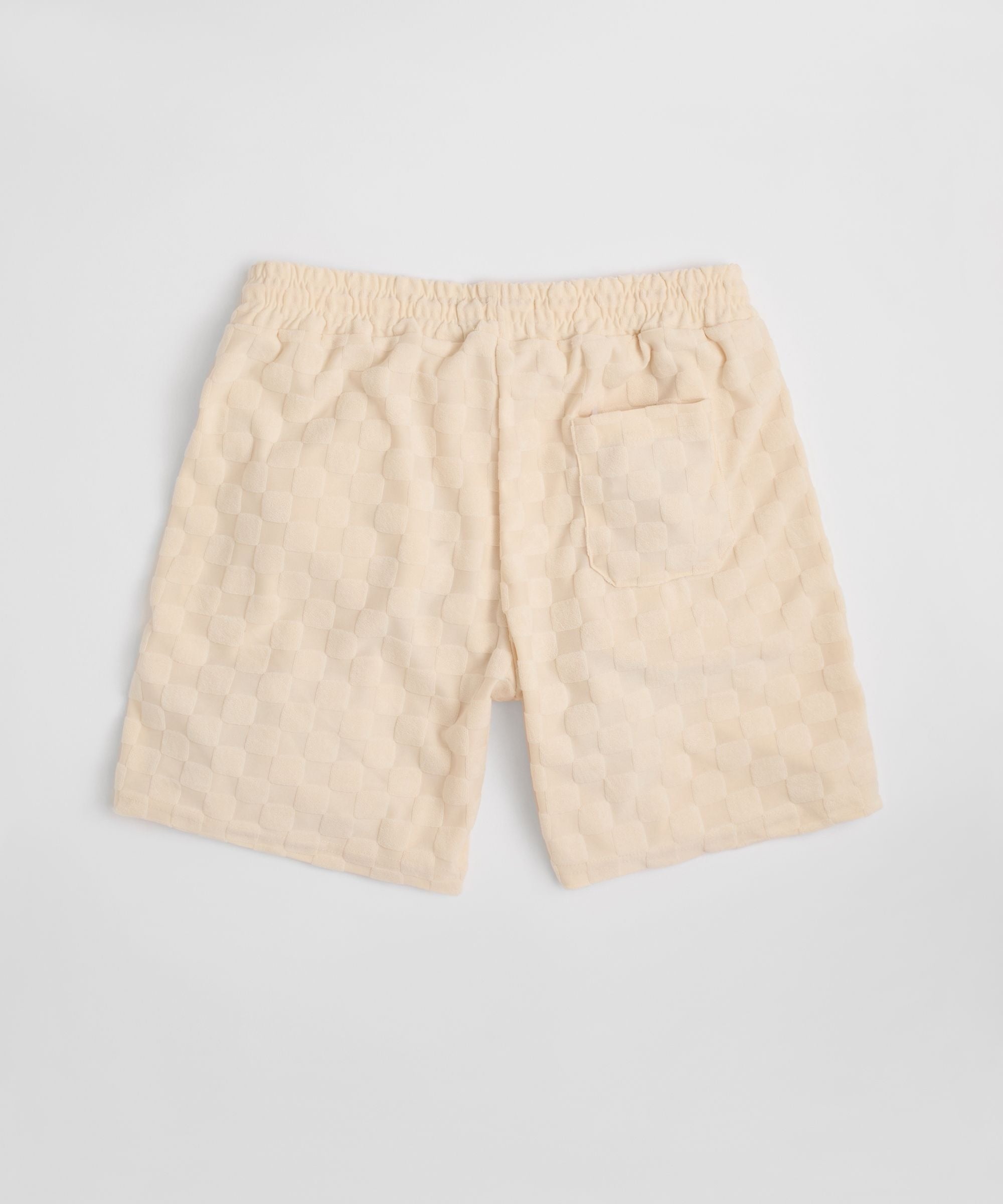 Checkerboard Towel Short