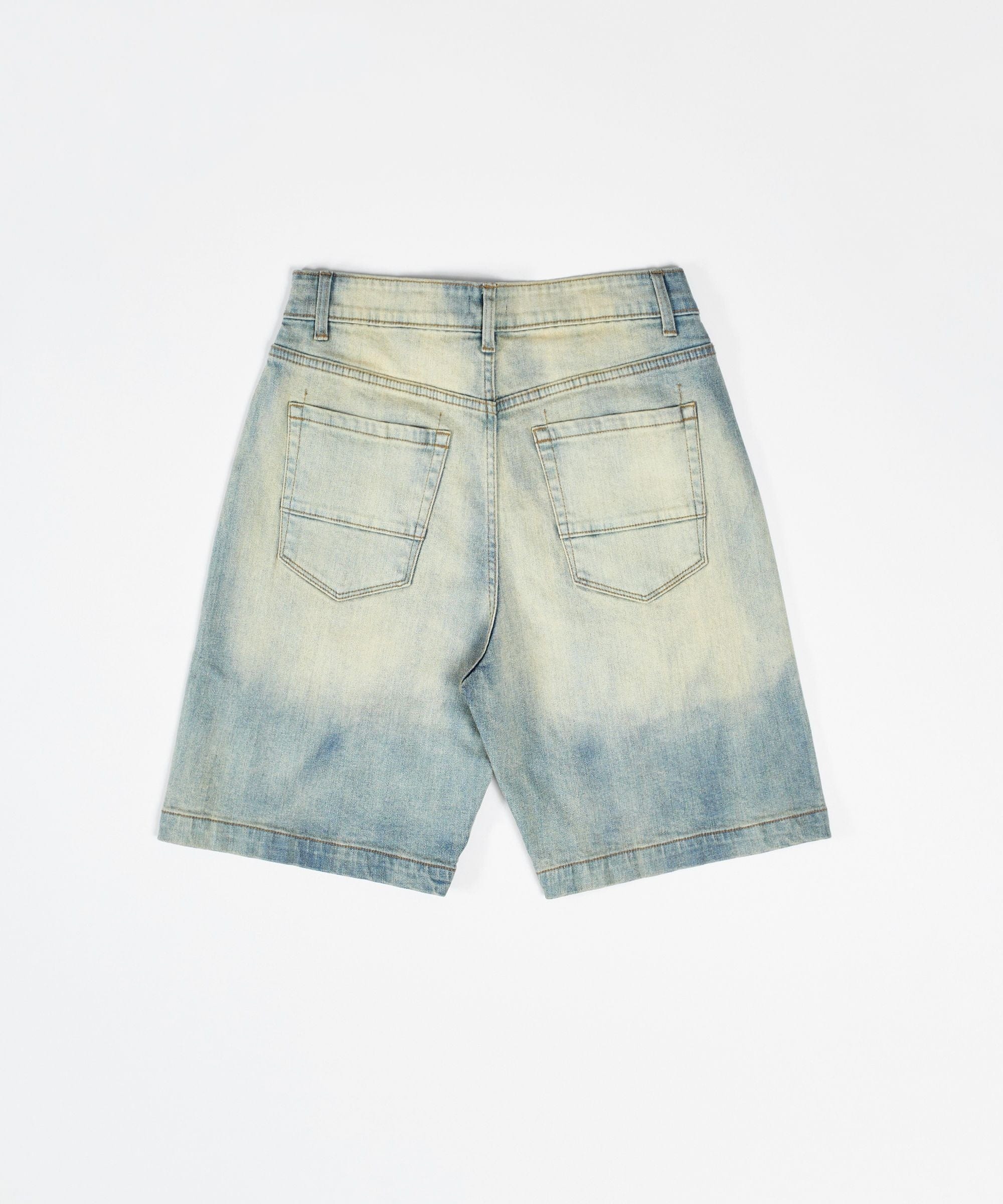 Destroyed Denim Shorts
