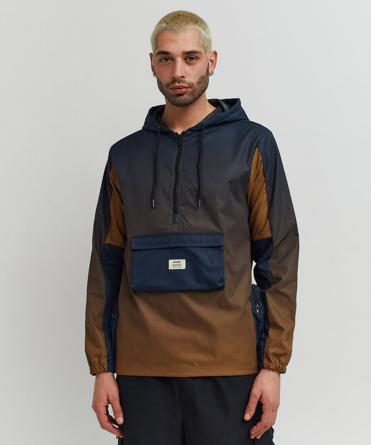 Gradient Nylon Utility Hoodie