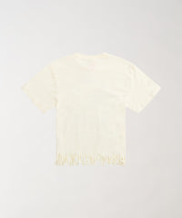 All We Trust Women's Graphic Short Sleeve Tee - Cream