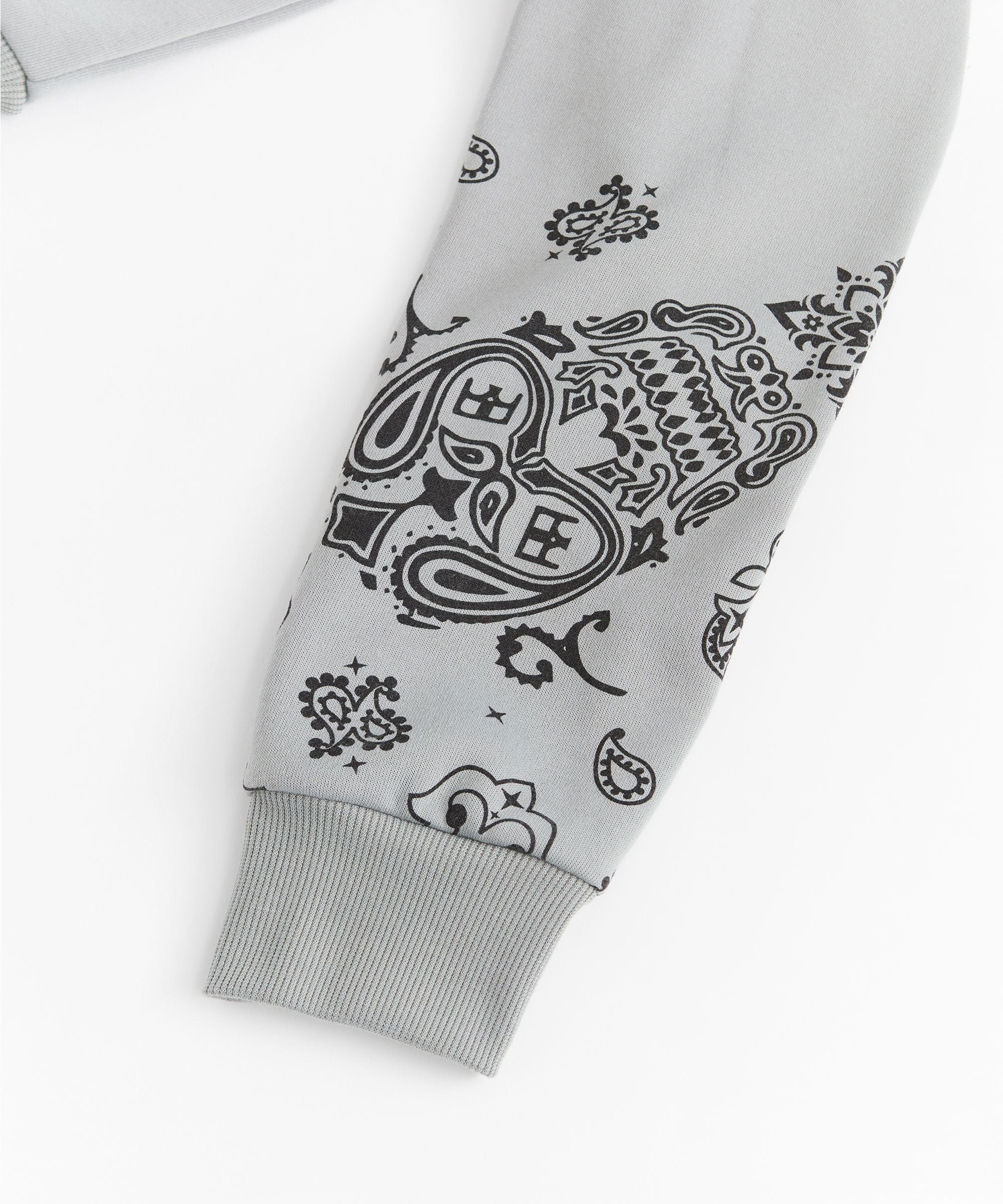 Brooklyn Women's Graphic Long Sleeve Hoodie - Grey