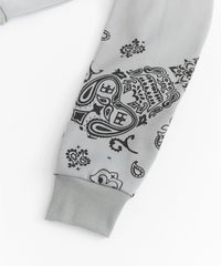 Brooklyn Women's Graphic Long Sleeve Hoodie - Grey