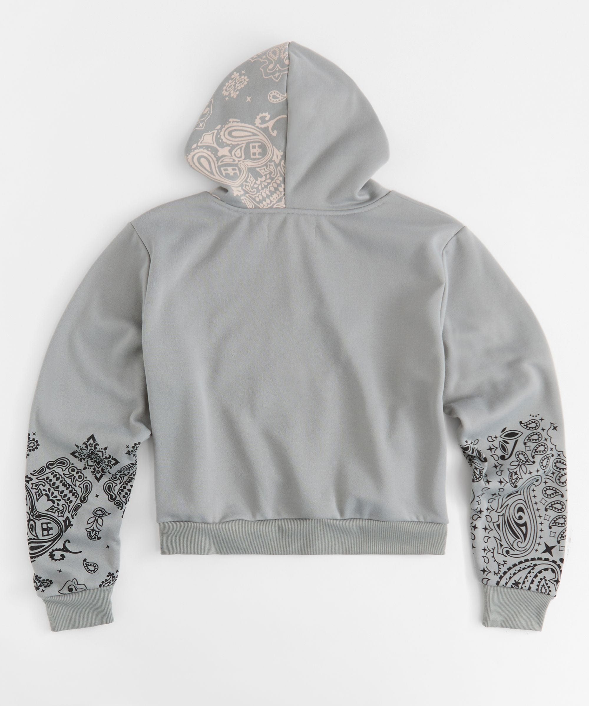 Brooklyn Women's Graphic Long Sleeve Hoodie - Grey