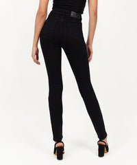 Evelyn Women's High-Waist Super Skinny Jeans - Black