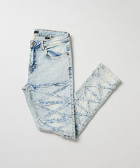 Crisscross Kids Distressed Skinny Jeans - Light Blue