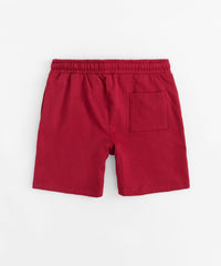 Fly High Rhinestone Fleece Short - Mauve