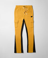 Flare Stacked Fleece Sweatpants - Timber