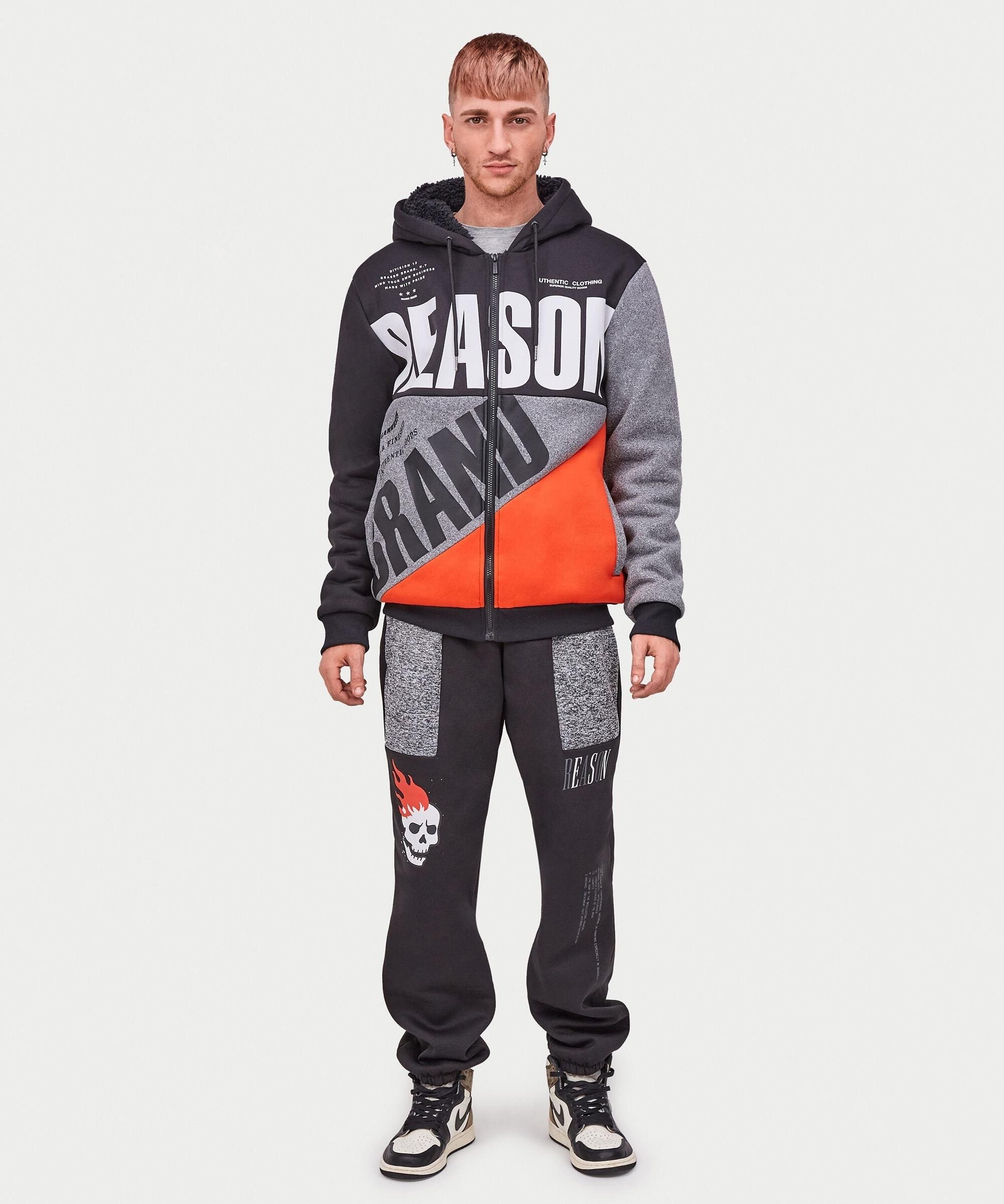 Brad Zip Up Sherpa Hoodie