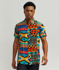 Aztec Print S/S Shirt