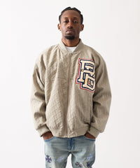 Coaches Chenille Jacket - Light Green