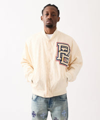 Coaches Chenille Jacket - White