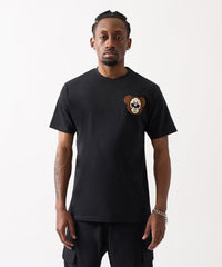 Chest Hit Embroidered Tee - Black