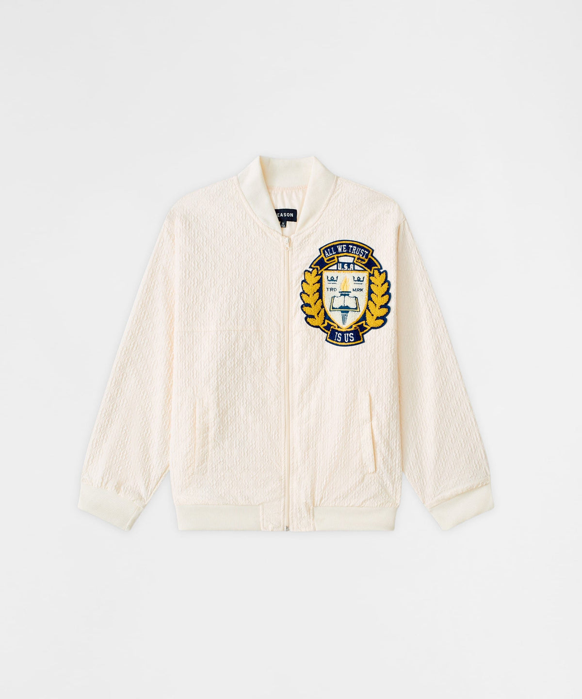 Coaches Chenille Jacket - Cream