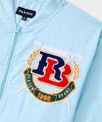 Coaches Chenille Jacket  - Light Blue