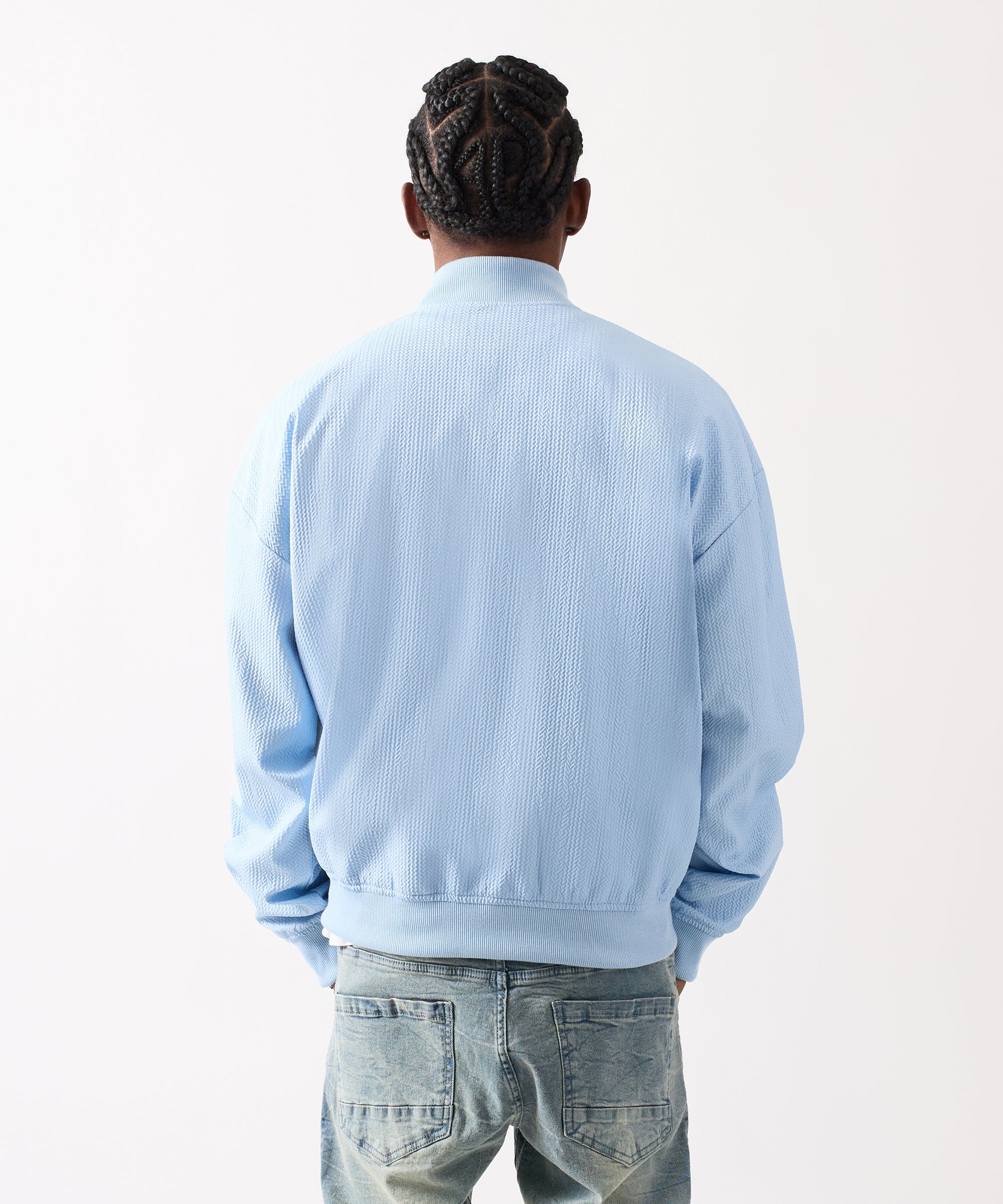 Coaches Chenille Jacket - Light Blue
