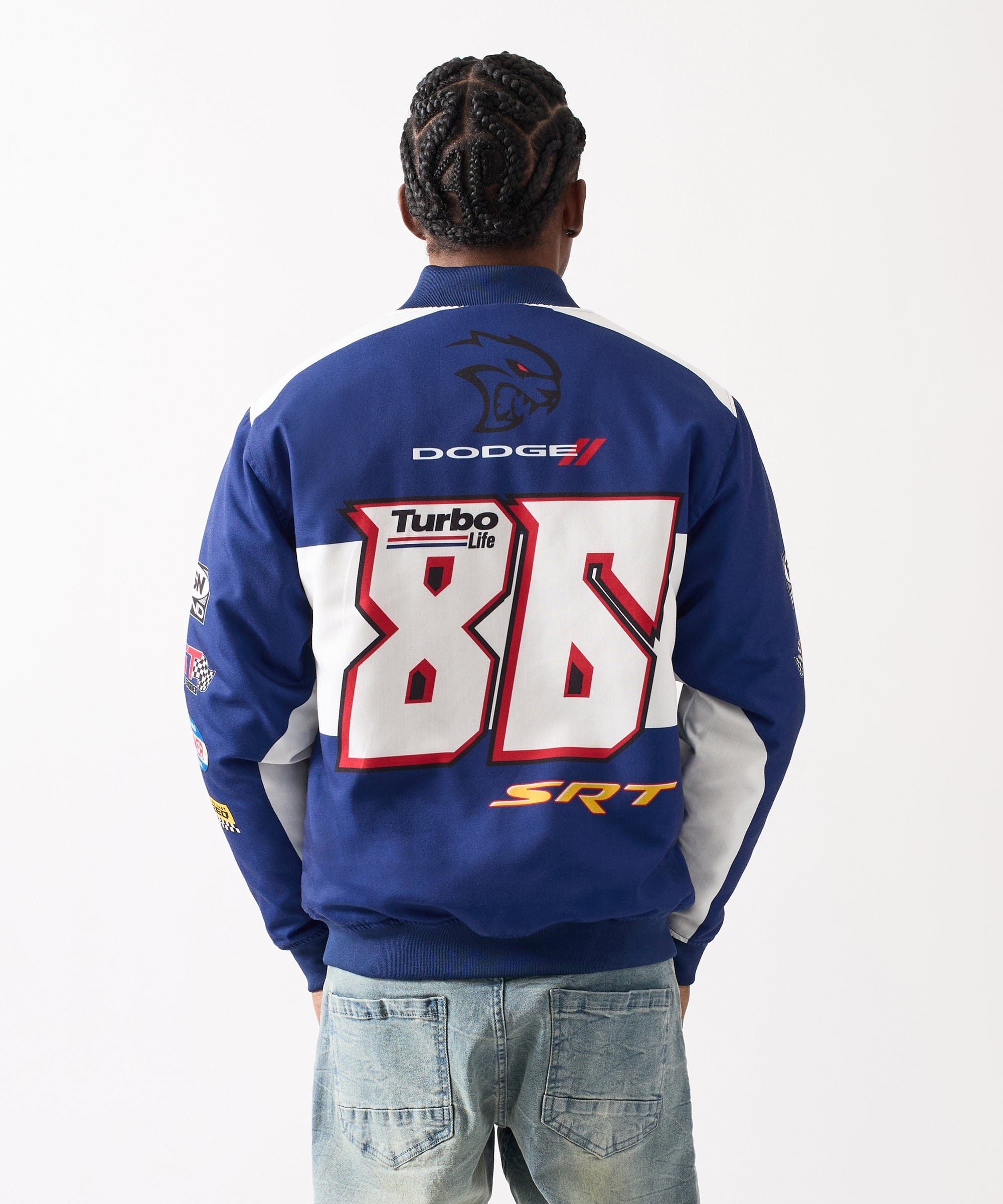 Dodge Hellcat Racing Full Zip Jacket - Blue