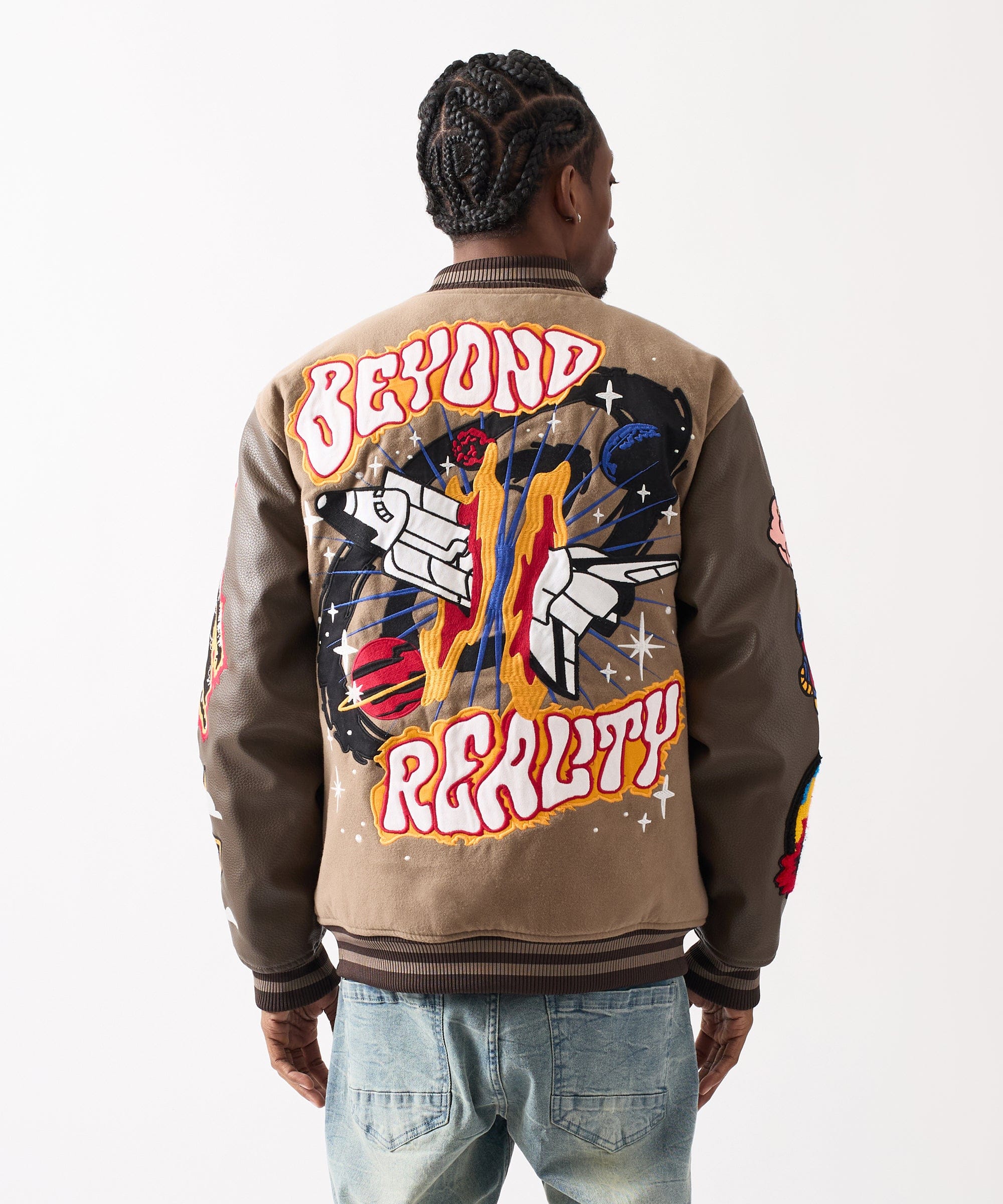 Beyond Reality Varsity Jacket PU