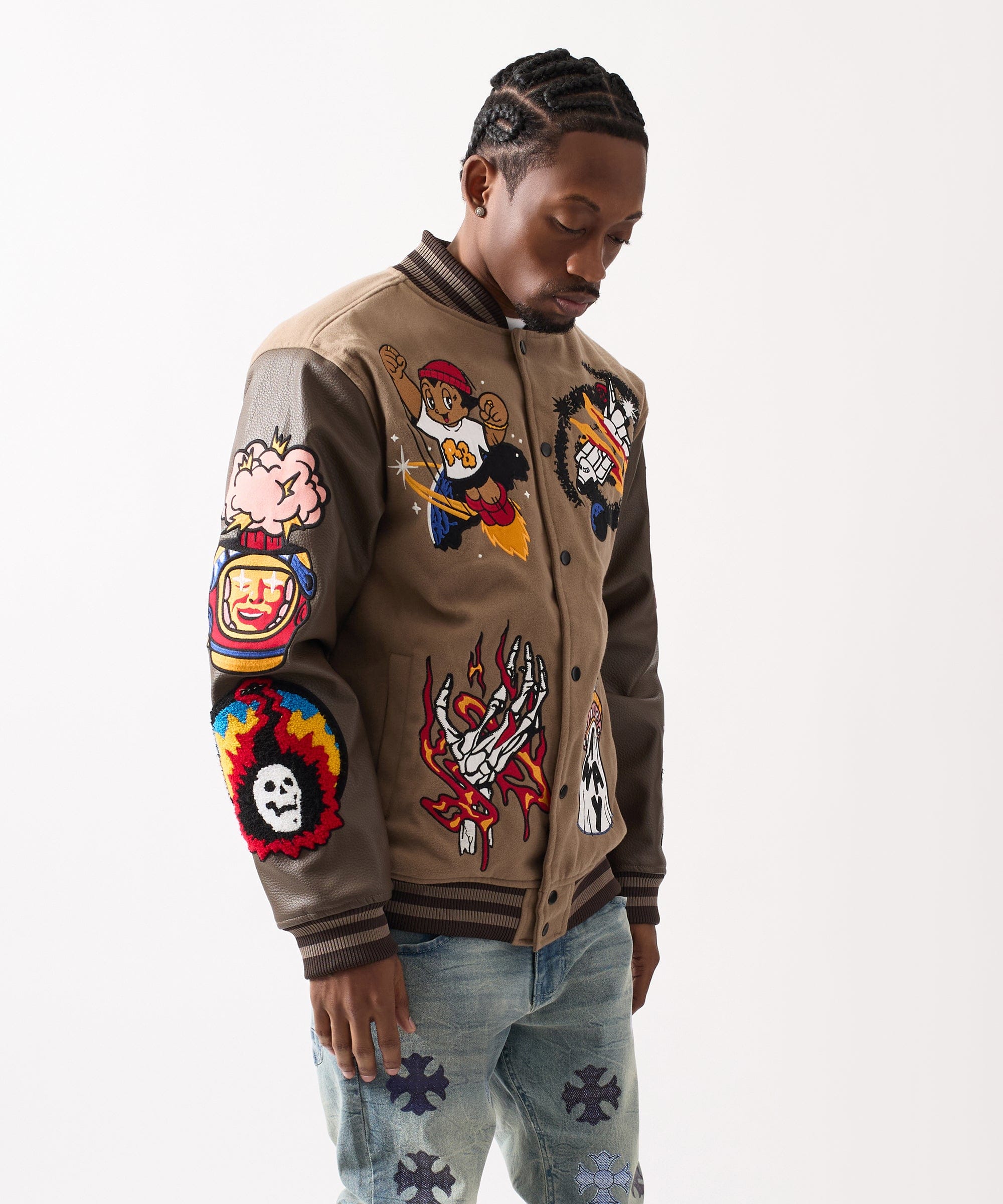 Beyond Reality Varsity Jacket PU